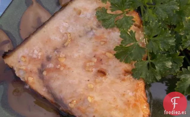 Pez Espada Marinado Italiano a la Parrilla