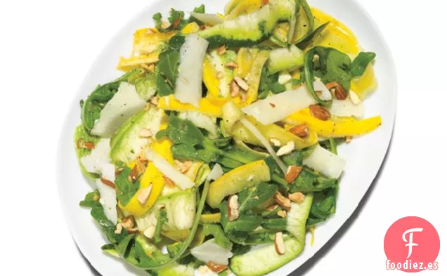 Ensalada de Calabaza de Verano Afeitada