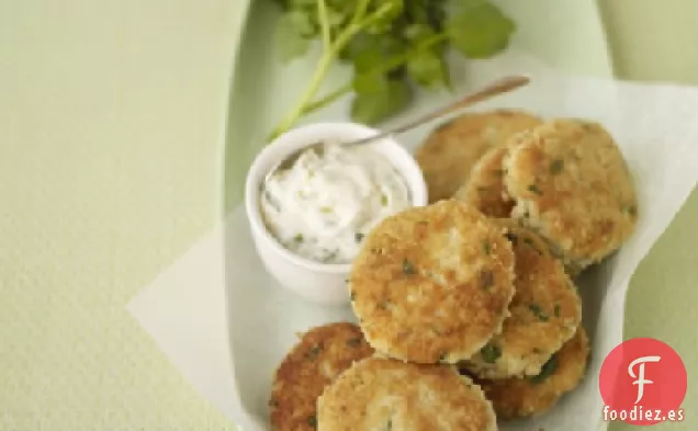 Pasteles de Pescado con Rábano Picante y Limón