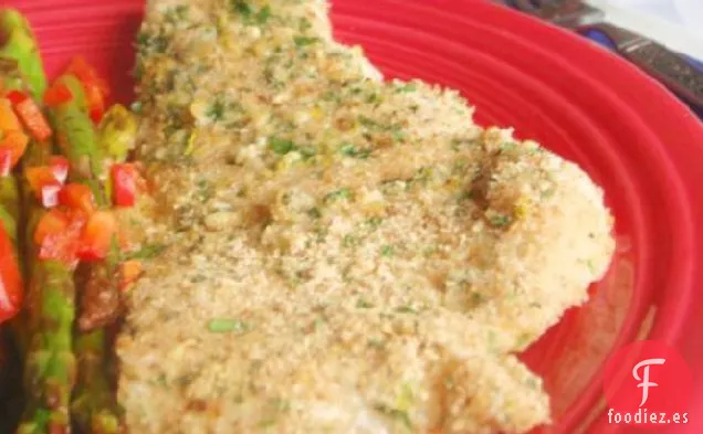 Pescado con Costra de Hierbas