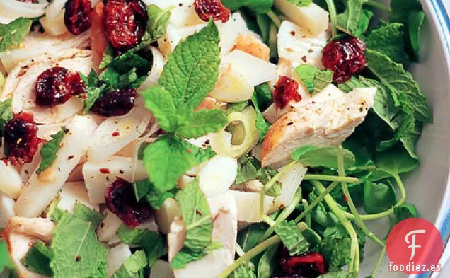 Pechuga De Pollo, Queso Manchego Y Menta