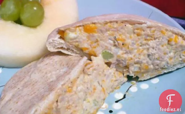 Sammies/Sándwiches de Atún y Queso Cheddar Calientes