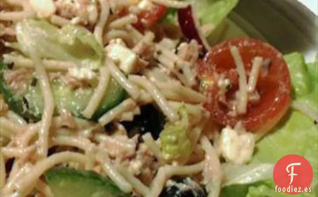Ensalada Mediterránea de Pasta de Atún