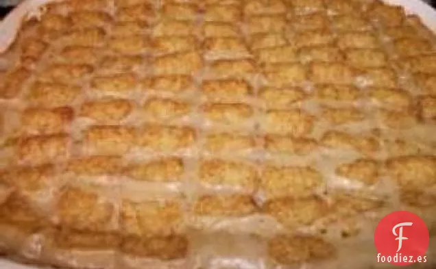 Cazuela de Atún con Patatas Fritas