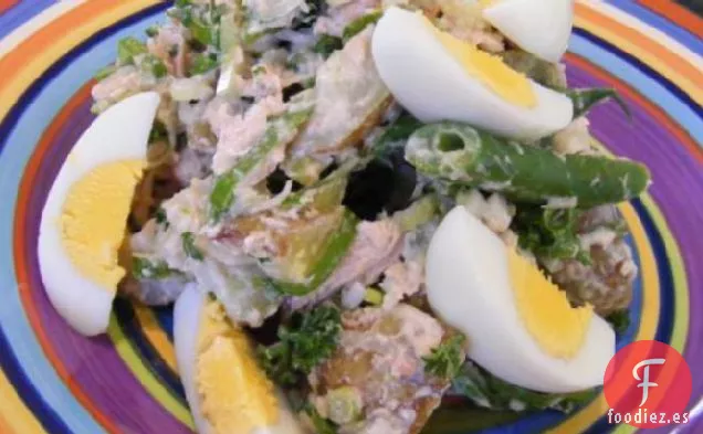 Ensalada de Patata, Atún y Huevo ( Dieta Maravillosa de 21 Días: Día 2 )