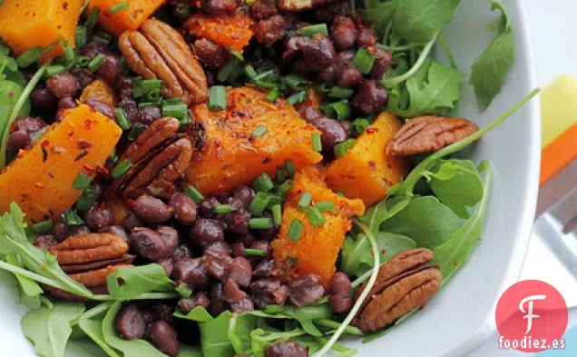Calabaza, Frijoles Azuki Y Rúcula