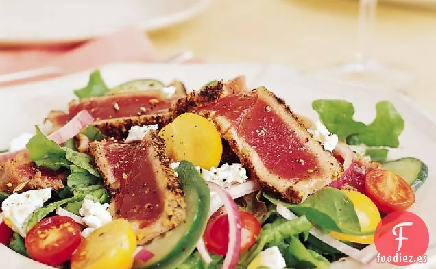 Ensalada de Atún a la Brasa de Hinojo y Naranja