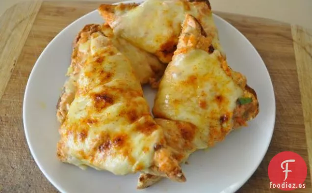 Tostadas de Atún y Queso Cheddar