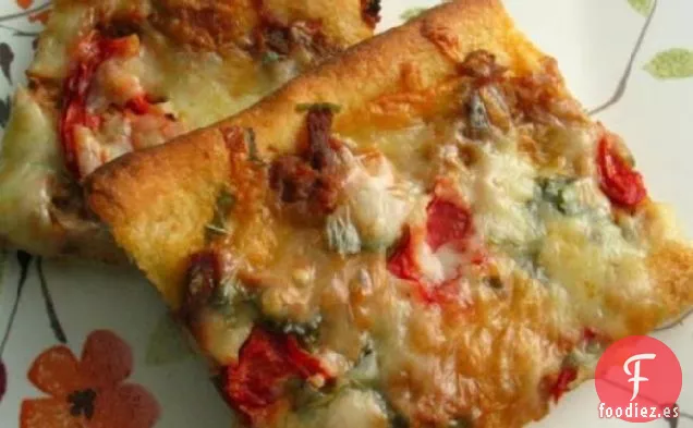 Pizza Tailandesa de Atún y Tomate