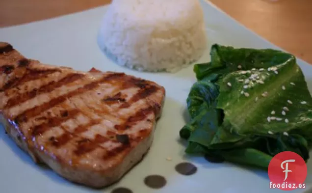 Filetes de Atún Con Lima Y Miel