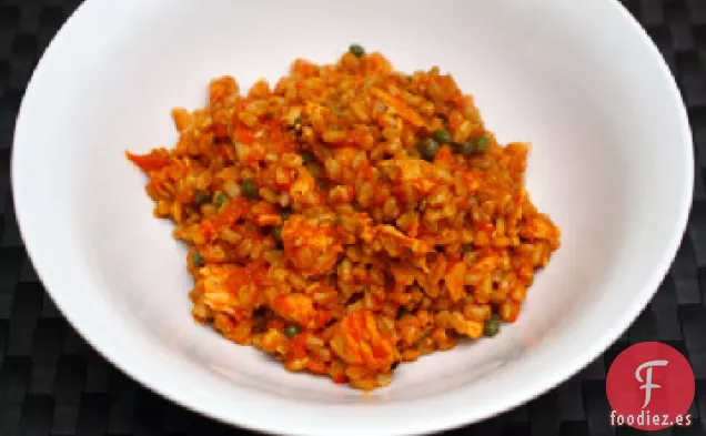 Farro de Lidia Bastianich con Atún y Tomates