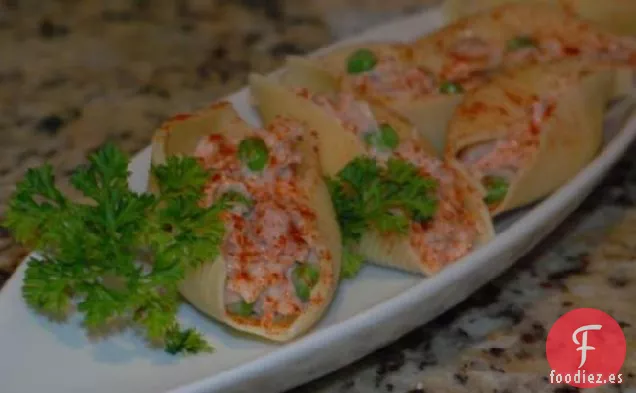 Conchas de Ensalada de Atún Rellenas
