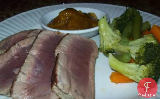 Ahí Cubano Con Chutney De Plátano y Mango