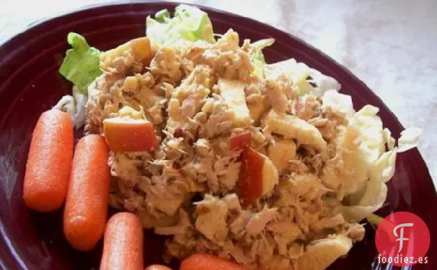 Ensalada de Atún con Manzana y Curry