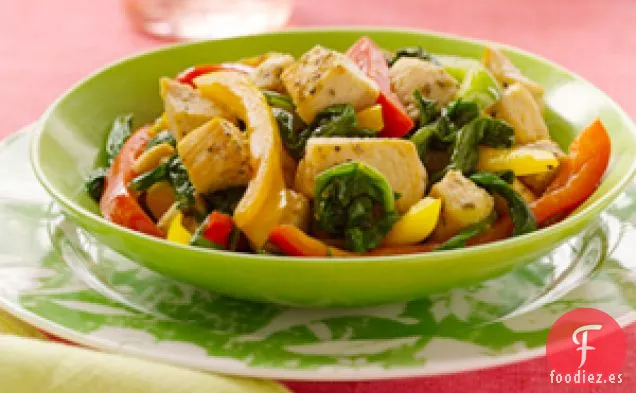 Tri-colore de pollo