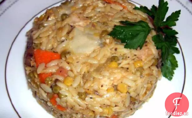 Fideos De Atún Con Orzo (Reducido En Grasa)