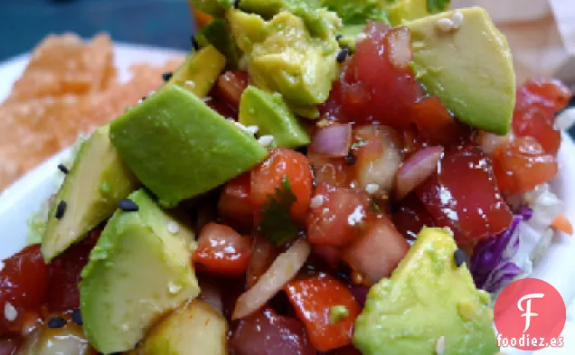 Pinchos de Aguacate o Tartar