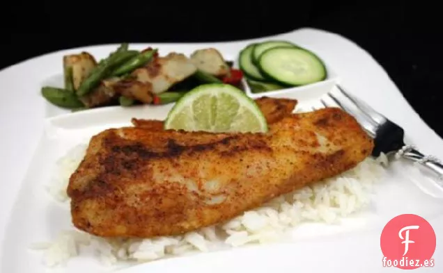 Pescado Frito con Costra de Comino y Chile