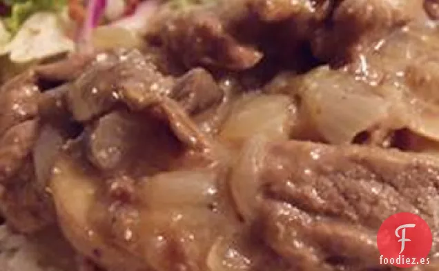 Simplemente Elegante Bistec y Arroz