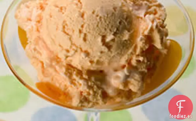Helado Casero de Durazno de Georgia