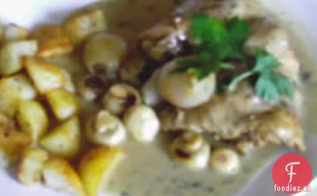 Chuletas de Cerdo en Vino Blanco