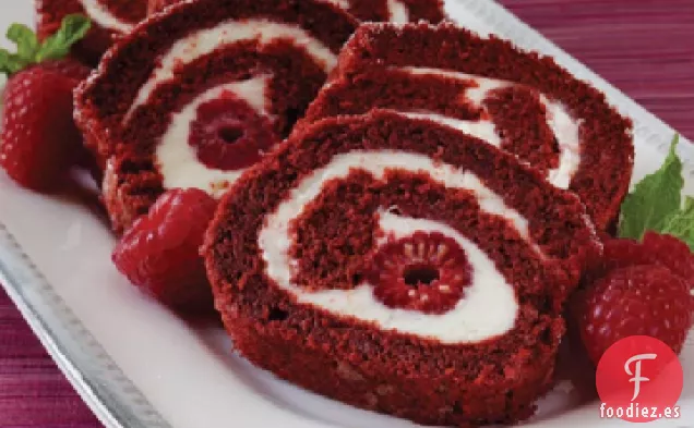 Receta de Rollo de Pastel de Terciopelo Rojo