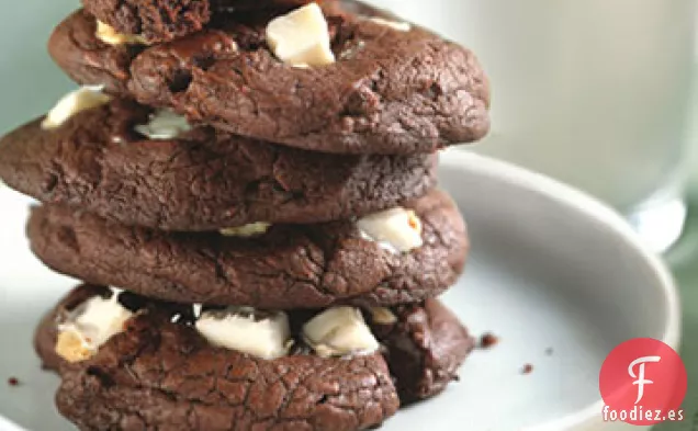 Galletas de Chocolate Negro y Blanco