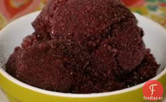 Sorbete de Arándanos de Pomelo Rosa