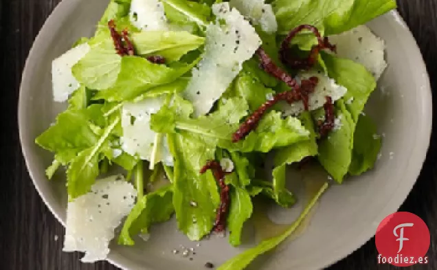 Ensalada de Rúcula con Manchego Afeitado