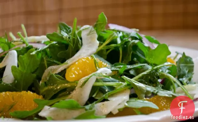 Ensalada de Rúcula, Hinojo y Naranja