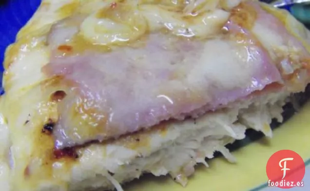 Escalope de Pollo Rápido Con Jamón y Gruyere