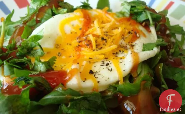 Huevos Fritos Con Salsa De Barbacoa estilo Kansas City para 1 persona