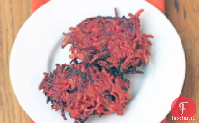 Latkes de Remolacha Con Aroma a Comino