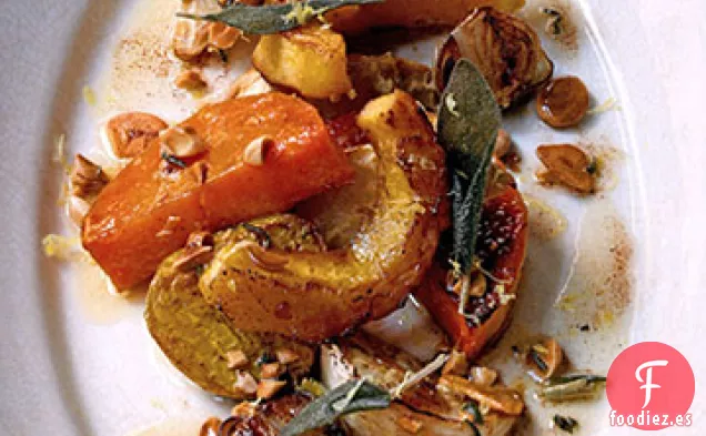 Ensalada de Tubérculos Asados con Almendras Marcona