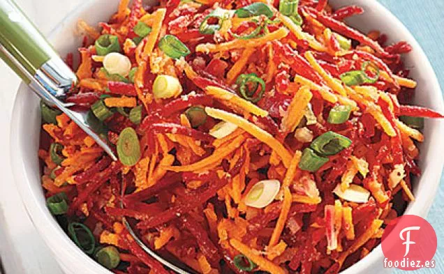Ensalada de Zanahoria, Remolacha y Jengibre