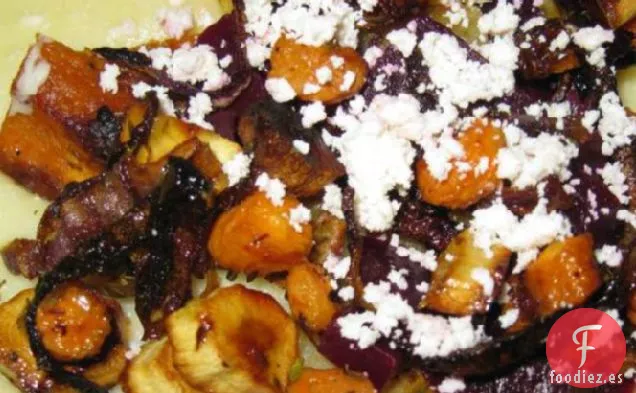 Polenta Con Verduras De Invierno Asadas