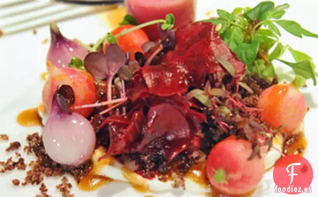 Remolachas en Escabeche y Ensalada de Rábano para el Desayuno