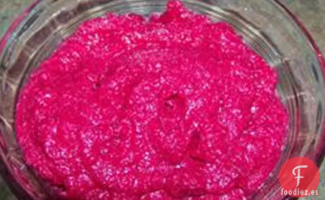 Puré de Remolacha Fresca con Rábano Picante