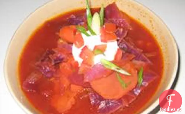 Borscht de Col Rusa