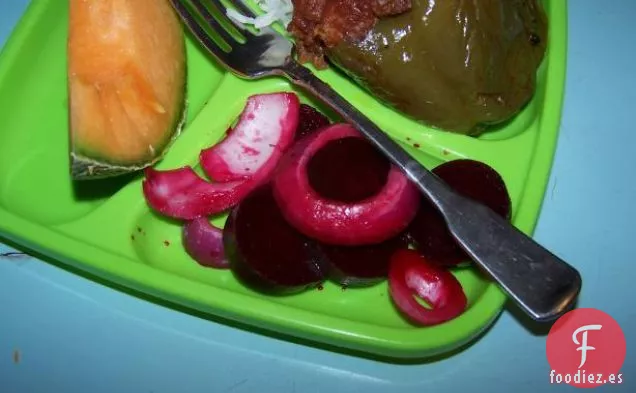 Verduras Asadas Con Aderezo De Rábano Picante