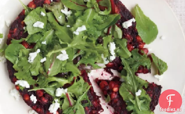 Cosecha de Panqueques de Verduras con Verduras y Queso de Cabra