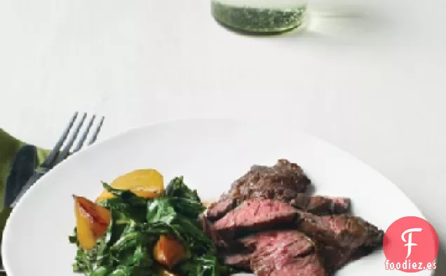 Falda de Carne con Remolacha y Verduras