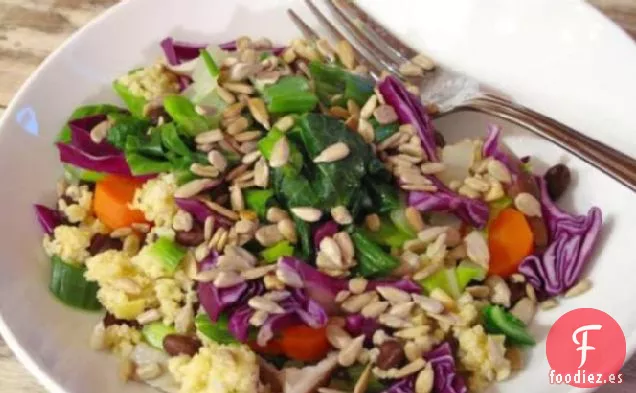 Mijo Con Jengibre Con Verduras Japonesas