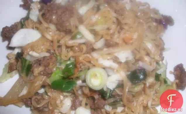 Mightyro's Skillet Carne Molida de Res-Bok Choy