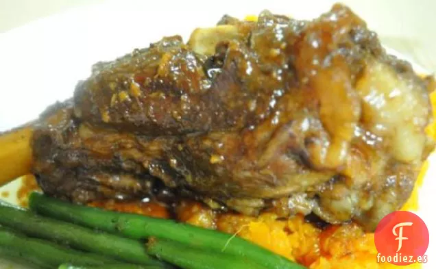 Pierna de Cordero de Cinco Especias Con Tamarindo y Jengibre