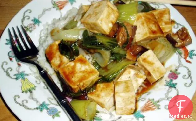 Verduras Al Vapor Con Salsa de Tofu y Sabor a Ostras