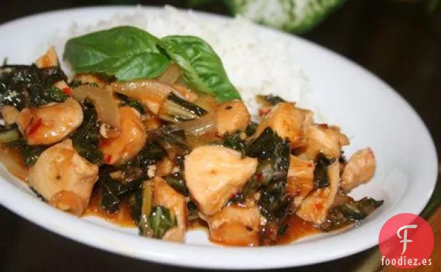 Tofu Glaseado Con Chile Dulce Con Col China-Cocina de Prueba de Estados Unidos