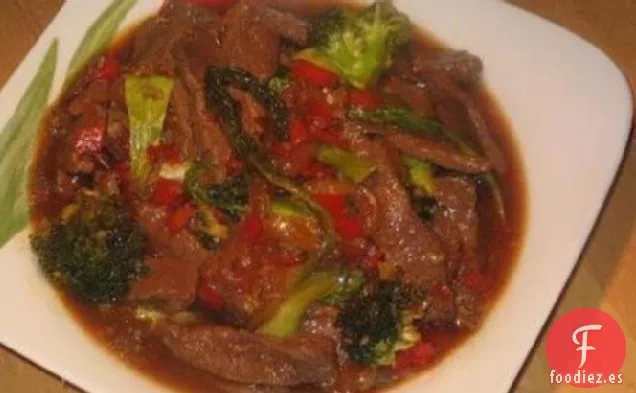 Salteado de Cordero Teriyaki