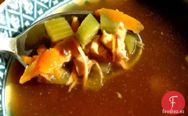Sopa de Pavo Picante y Agria
