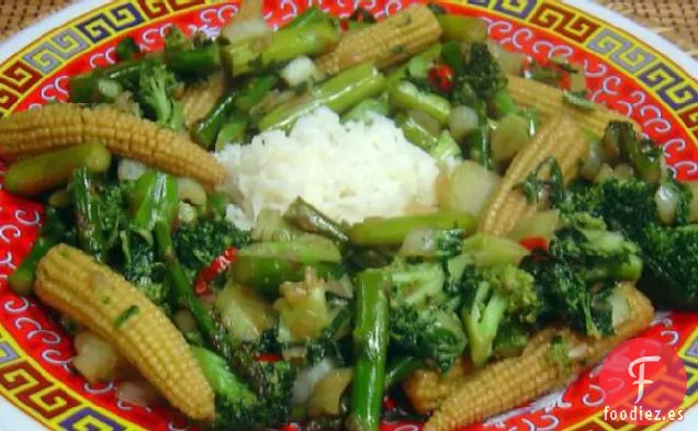 Verduras Mixtas Salteadas de Ken Hom